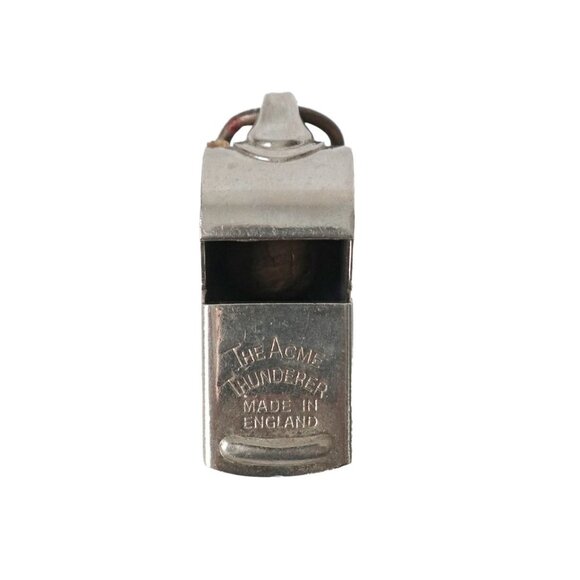 The Acme Thunderer Whistle Made In England Vintage Whistle Cork Ball - Picture 1 of 4